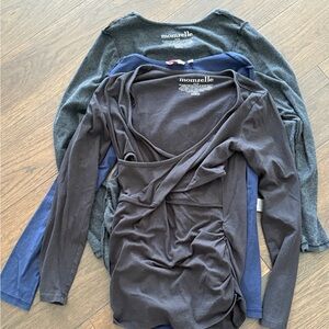 Momzelle maternity and nursing tops